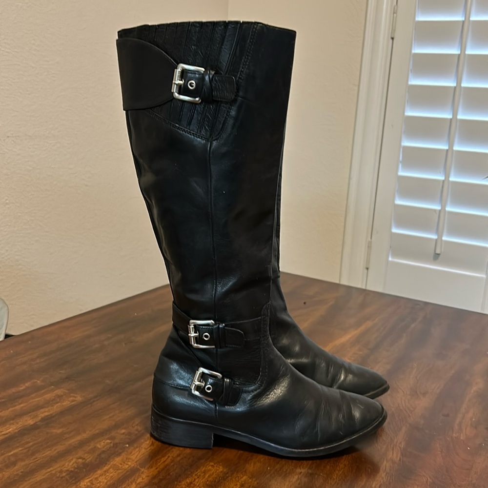 Michael Kors zip up boots..